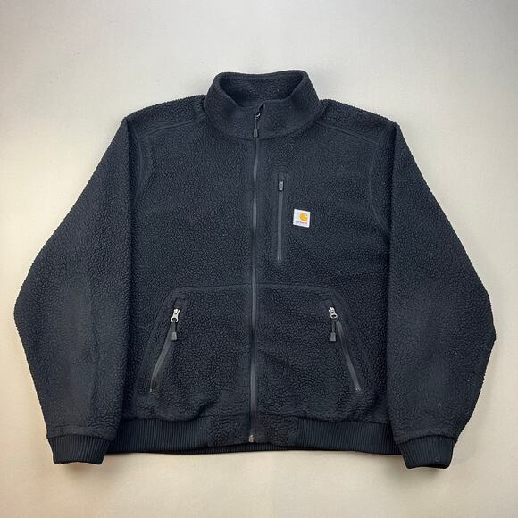 Carhartt Other - Carhartt Herren Fleece Jacket Adult XL Black Sherpa Full Zip Outdoor Workwear